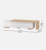 Brimsey TV Unit in Beige and White Finish Brimsey TV Unit in Beige and White Finish