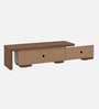 Brimsey TV Unit in Planked Walnut and White Finish Brimsey TV Unit in Planked Walnut and White Finish