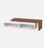 Brimsey TV Unit in Planked Walnut and White Finish Brimsey TV Unit in Planked Walnut and White Finish