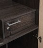Brio 2 Door Wardrobe in Dark Walnut & Sonoma Oak Finish