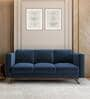 Durian Brio Fabric 3 Seater Sofas in Dark Blue Colour