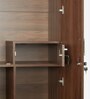 Brio 2 Door Wardrobe in Walnut Finish