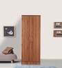 Brio 2 Door Wardrobe in Walnut Finish