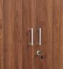 Brio 2 Door Wardrobe in Walnut Finish