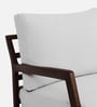 Brio Sheesham Wood Arm Chair In Beige Color