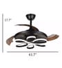 Brisa Black Aluminium LED Smart Fan Chandelier