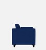 Bristo Velvet 1 Seater Sofa in Indigo Blue Colour with Storage