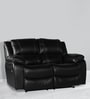 Bristol 2 Seater Recliner in Black Colour