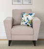 Urban Living Bristol Fabric 1 Seater Sofa in Beige Colour