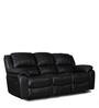 Bristol 3 Seater Recliner in Black Colour