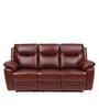 Bristol 3 Seater Manual Recliner in Dark Brown Colour