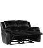 Bristol 2 Seater Recliner in Black Colour