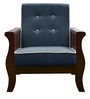 Broaden 1 Seater Sofa in Blue Colour