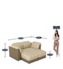 Broadway V2 2 Seater Chaise Lounge Set in Ada Sand Colour