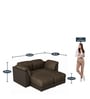 Broadway V2 2 Seater Chaise Lounge Set in Ada Woodland Colour