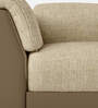 Broadway V2 Leatherette 1 Seater Sofa In Ada Sand Colour
