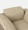 Broadway V2 Leatherette 1 Seater Sofa In Ada Sand Colour