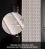 Brocade Soft Brown Blackout Jacquard Polyester Curtains for Long Door Pack of 2