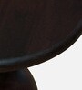 Bronte Solid Wood End Table In Sandblasted Dark Teak  Finish