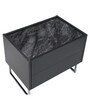 Bronx Plus Bedside Table In Dark Grey Colour