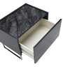 Bronx Plus Bedside Table In Dark Grey Colour