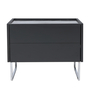 Bronx Plus Bedside Table In Dark Grey Colour
