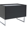 Bronx Plus Bedside Table In Dark Grey Colour