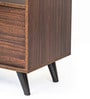 Bronx Tv Unit In Smoked Walnut & Beige Finish