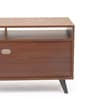 Bronx Tv Unit In Smoked Walnut & Beige Finish