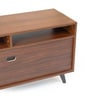 Bronx Tv Unit In Smoked Walnut & Beige Finish