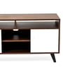 Bronx Tv Unit In Smoked Walnut & Beige Finish