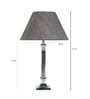 Madison Bronze Fabric Shade Night Lamp With Metal Base