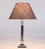 Madison Bronze Fabric Shade Night Lamp With Metal Base