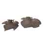 Bronze Finished Maple Platter Set