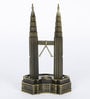 Bronze Iron Malaysia's Twin Tower Showpiece
