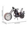 Bronze-Toned & White Bike Table Curio Showpiece Bronze-Toned & White Bike Table Curio Showpiece