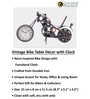Bronze-Toned & White Bike Table Curio Showpiece Bronze-Toned & White Bike Table Curio Showpiece
