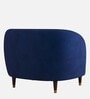 Brookfield Velvet Fabric 1 Seater Sofa in Royal Blue Colour