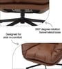 Brooklyn 1 Seater Sofa Chair In Brown Color
