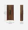 Brooklyn 2 Door Shoe Cabinet In Brown Maple Finish