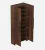 Brooklyn 2 Door Shoe Cabinet In Brown Maple Finish