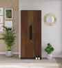 Brooklyn 2 Door Shoe Cabinet In Brown Maple Finish