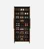 Brooklyn 2 Door Shoe Cabinet In Brown Maple Finish