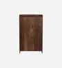 Brooklyn 2 Door Tall Shoe Cabinet In Brown Maple Finish