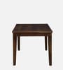 Brookwood Sheesham Wood 4 Seater Dining Table In Scratch Resistant Provincial Teak Finish.