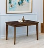Brookwood Sheesham Wood 4 Seater Dining Table In Scratch Resistant Provincial Teak Finish.
