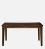 Brookwood Sheesham Wood 6 Seater Dining Table In Scratch Resistant Provincial Teak Finish.
