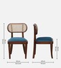 Brookwood Sheesham Wood Dining Chair In Scratch Resistant Provincial Teak Finish