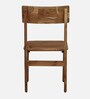 Brovst Acacia Wood 4 Seater Dining Set In Natural Finish