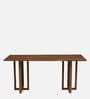 Brovst Acacia Wood 4 Seater Dining Set In Natural Finish